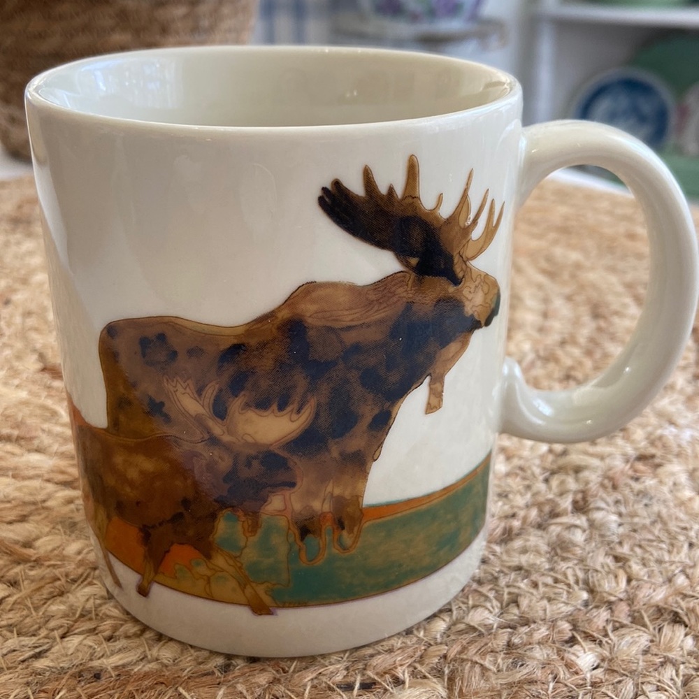 Otagiri Japan Moose Calf Coffee Tea Mug Cup